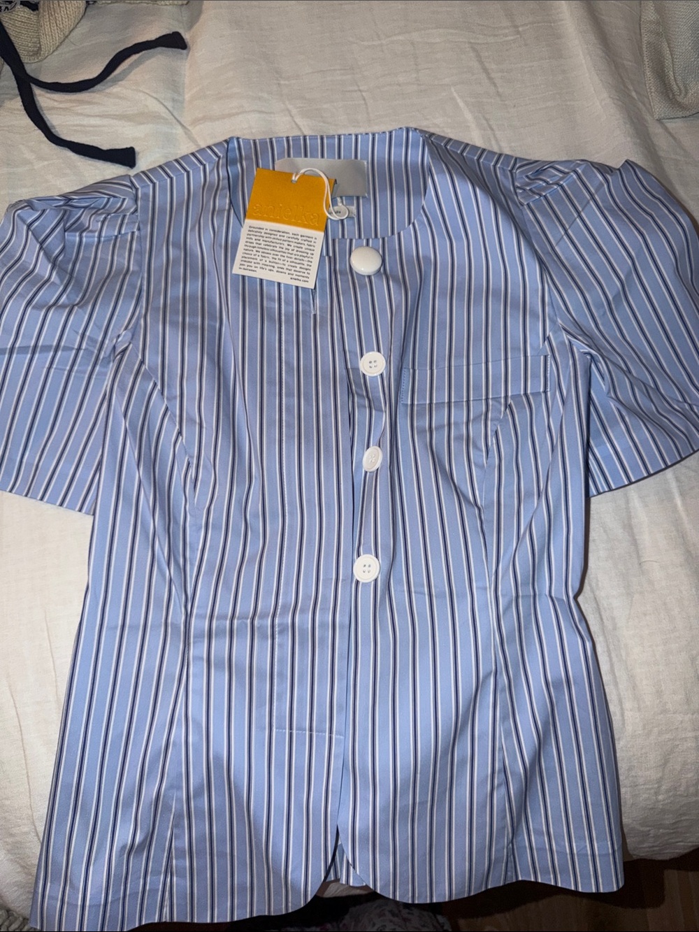 NWT Anielka Button Top